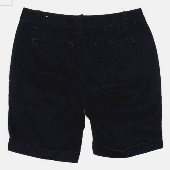 Ann Taylor Petite Curvy Fit Black Shorts Women's 8P Modest Bermuda Casual EUC - Picture 2 of 5